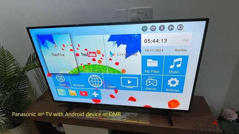 Panasonc TV with Android Device 40” 0