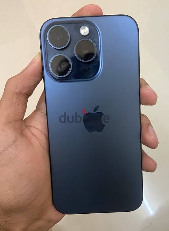 iphone 15 pro blue titanium 8