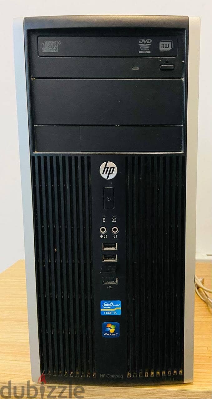 HP Desktop PC & Dell 17.5" Monitor 1