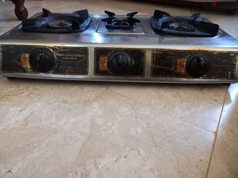 original Hitachi japan 3burner stove 1