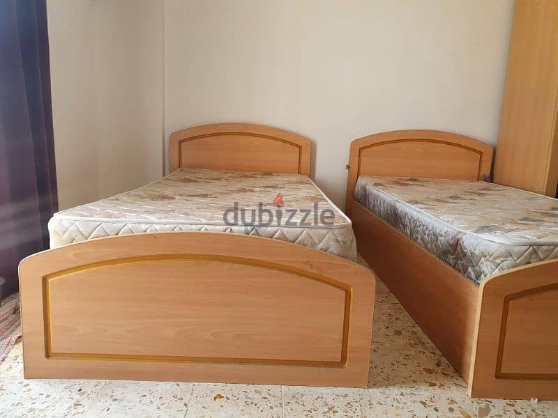 twin bed with matress both for 30 rials 1