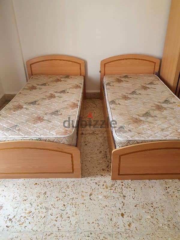 twin bed with matress both for 30 rials 3