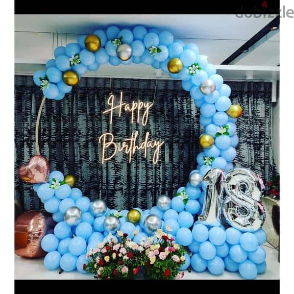 Balloon Arch, Gift Hamper and Decors 2