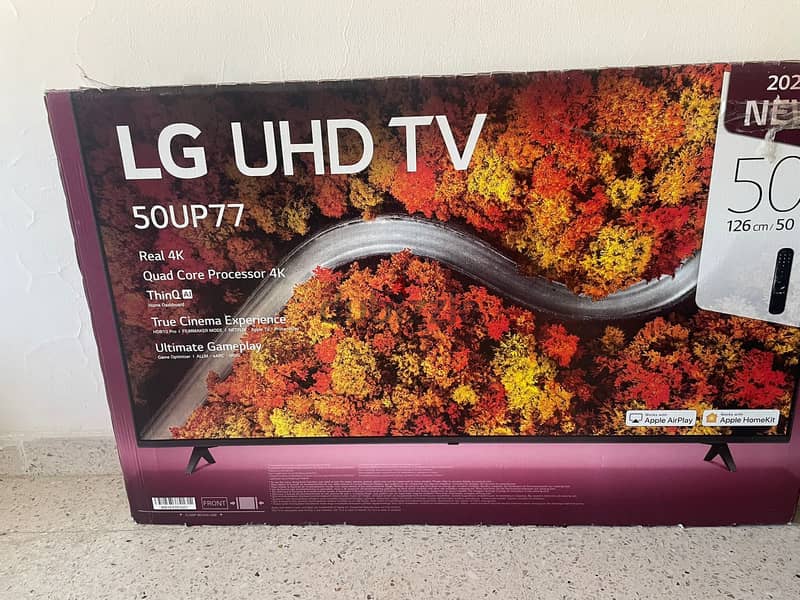 LG UHD TV in good condition rarely used for urgent sale 0