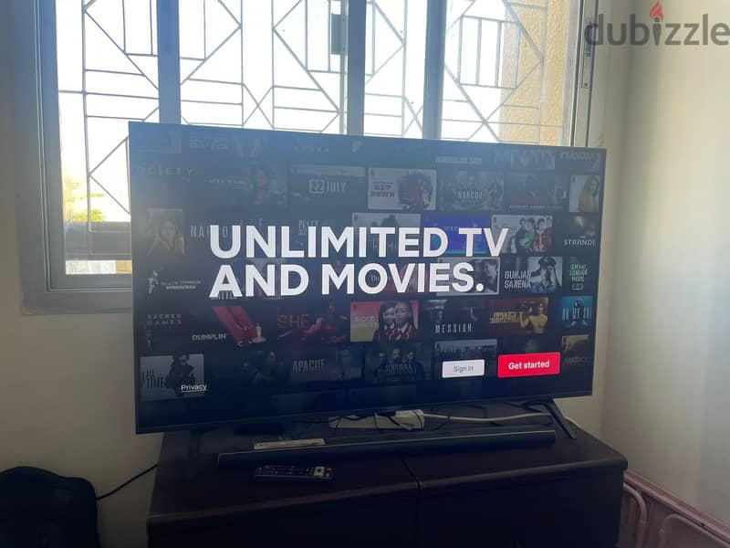 LG UHD TV in good condition rarely used for urgent sale 1