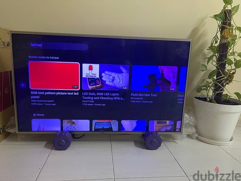 LG smart 43 inch TV - (LED problem) 1