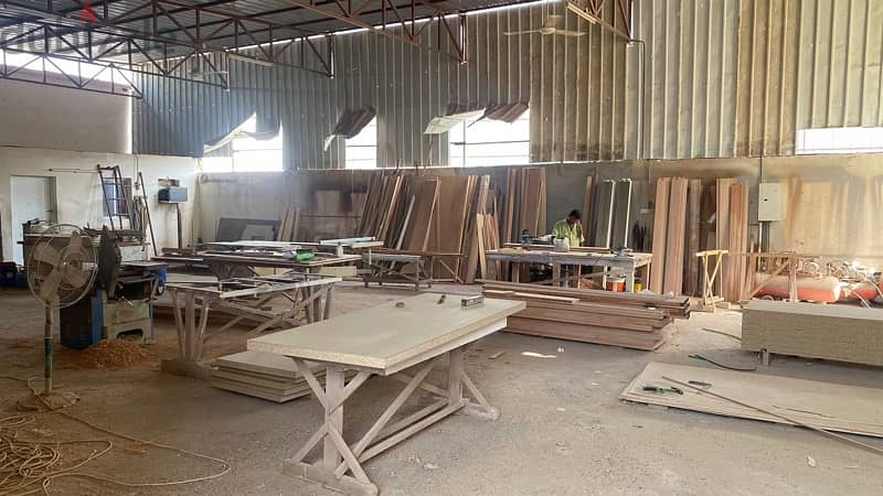 workshops & stores for rent in the industrial area in Barka 1