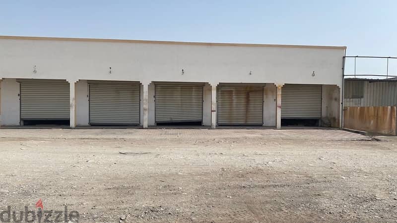 workshops & stores for rent in the industrial area in Barka 3