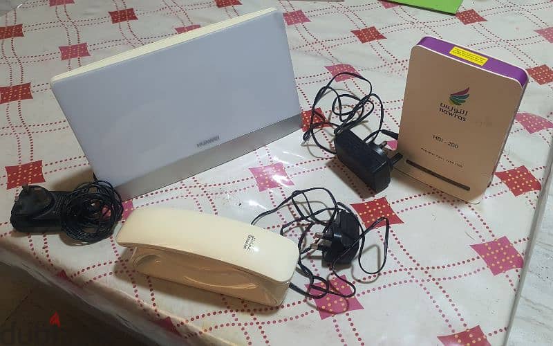 HUAWEI Modems 2 Nos + Codeless Phone 0