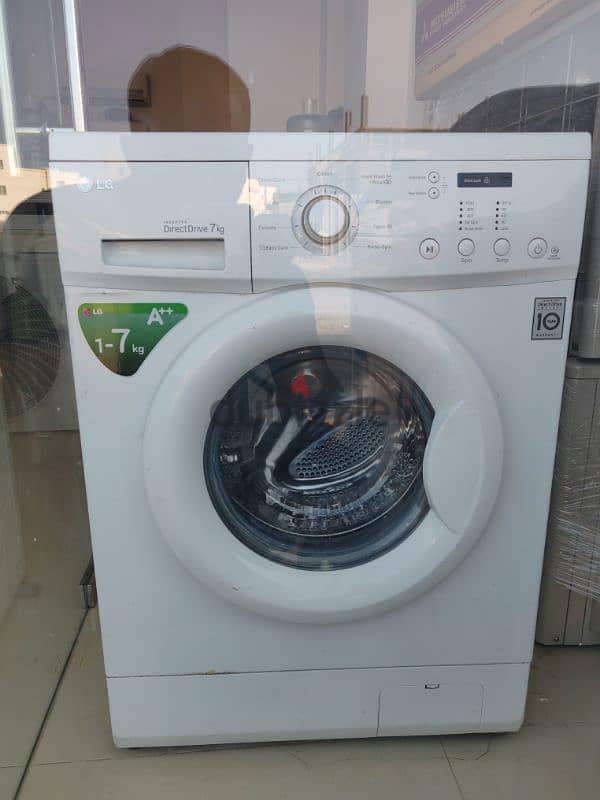 2 ton and 1.5 ton split ac and 1 LG inverter Washing machine 7kg 6