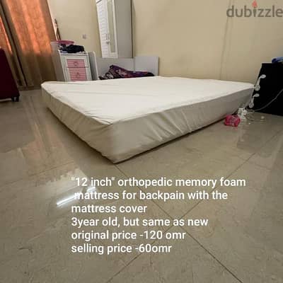 orthopedic memory foam mattress for backpain