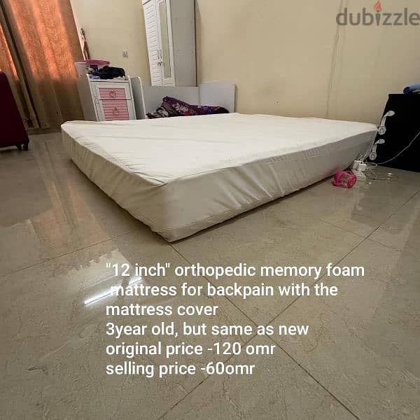 orthopedic memory foam mattress for backpain 0