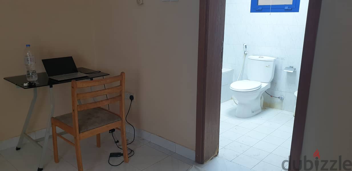 Furnished One room with attached toilet sharing kitchen 1