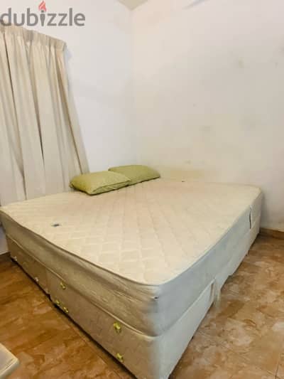 King Size Bed Base with Mattress