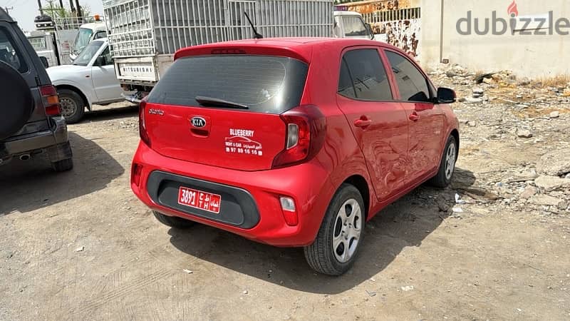 Kia Picanto 2020 model for Rent كيا بيكانتو للإيجار 1