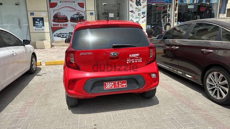 Kia Picanto 2020 model for Rent كيا بيكانتو للإيجار 3