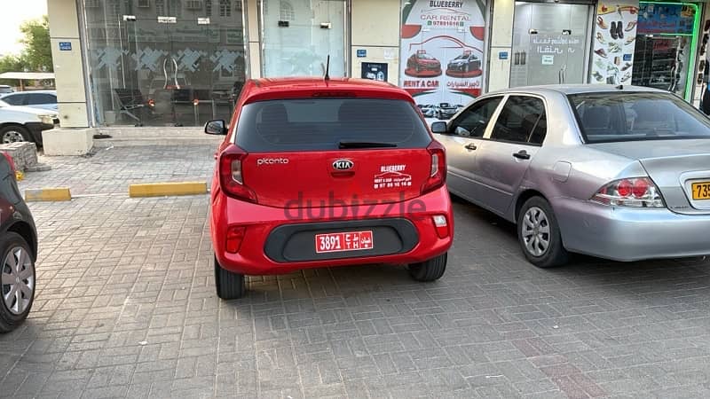 Kia Picanto 2020 model for Rent كيا بيكانتو للإيجار 4