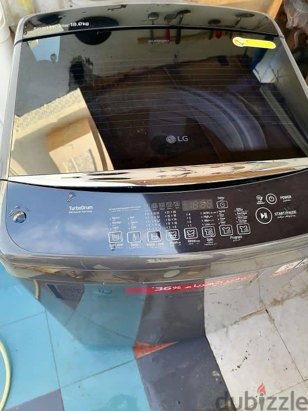 LG washing machine 18kg good quality 2