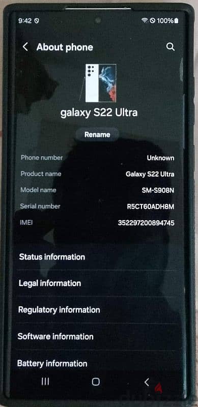 Samsung Galaxy S22 ultra 1