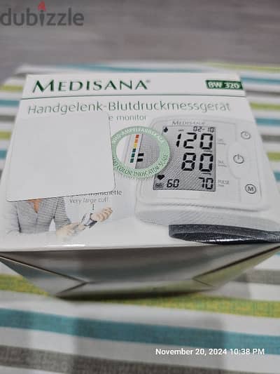 Blood pressure monitor brand Medisana Germany