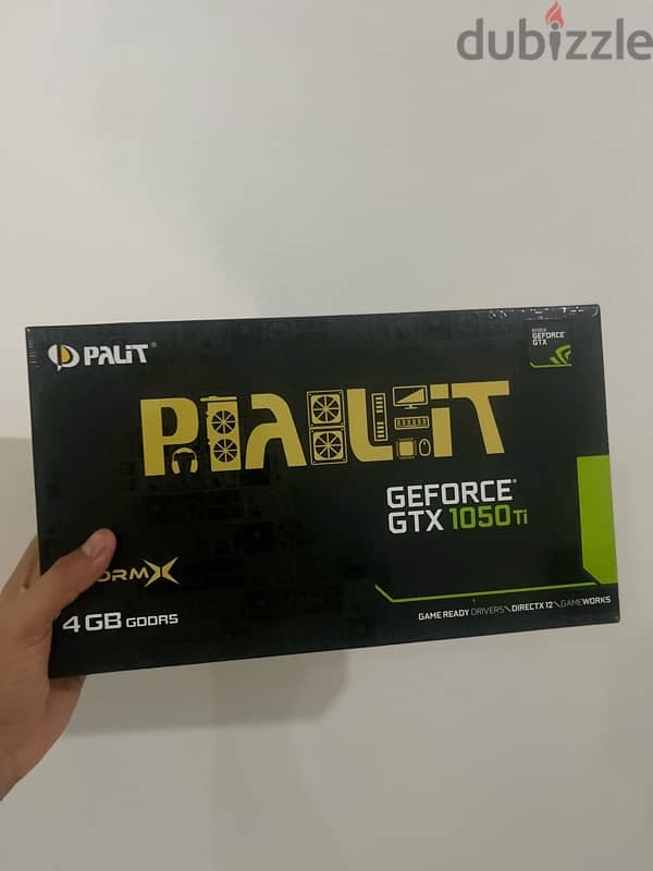 كرت شاشة GTX 1050 TI 4GB 1