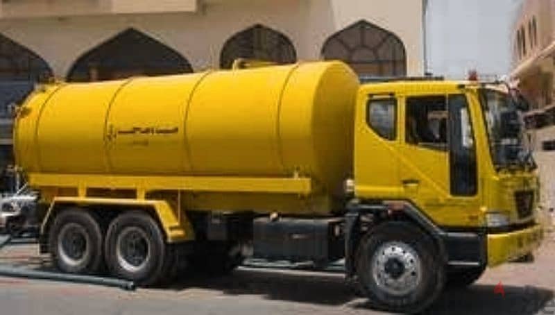 sewerage water tanker truck شفط مياه مجاري الصرف الصحي نظيف بلوا 0