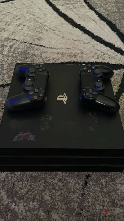 playstation 4 pro One terabyte storage with 2 controllers    79784802