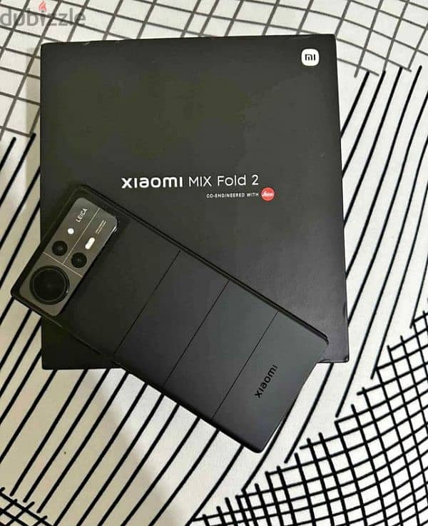 شاومي ميكس فولد2نسخه512جي بي رام20اسود جلدXiaomi Fold Mix2 3