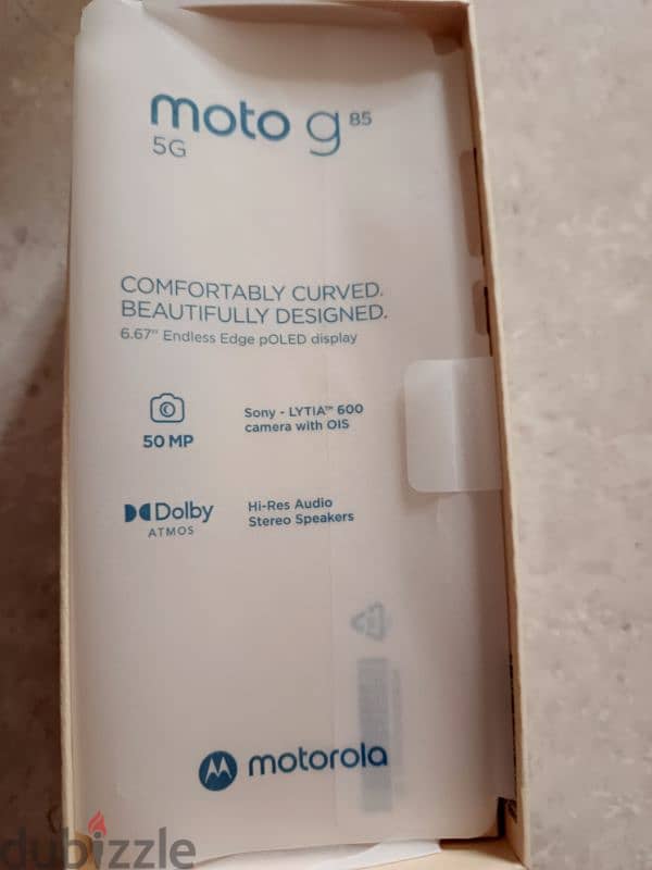 Motorola G85 for sale used for trying only opened and kept 3