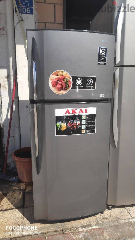 Akai Medium Fridge Urgently Sale Almost new 0