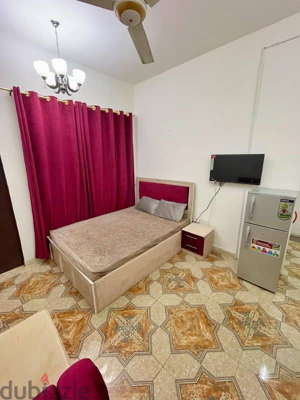 Studio bedroom with private bathroom and furnished kitchen Al Khuwair 1