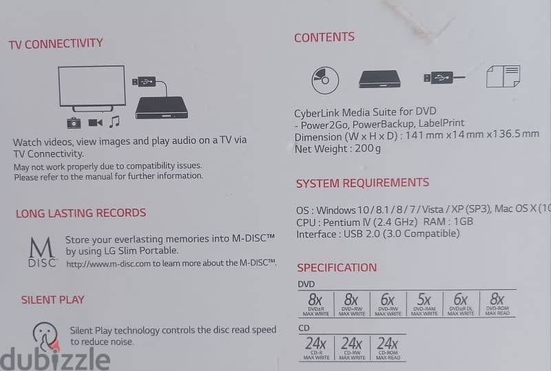 Lg Ultra Slim portable DVD writer 2