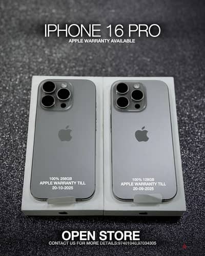 iphone 16 pro just few days used