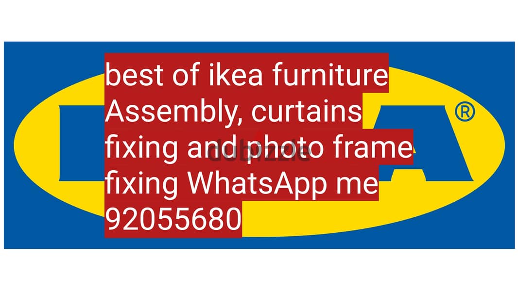 carpenter,furniture,ikea fix repair/drilling,curtains,tv fix in wall. 2