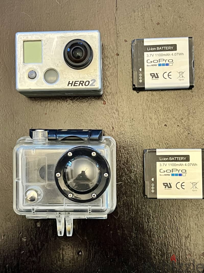 Go Pro Hero 2 with Water Proof Casing + 2 x Batteries 0