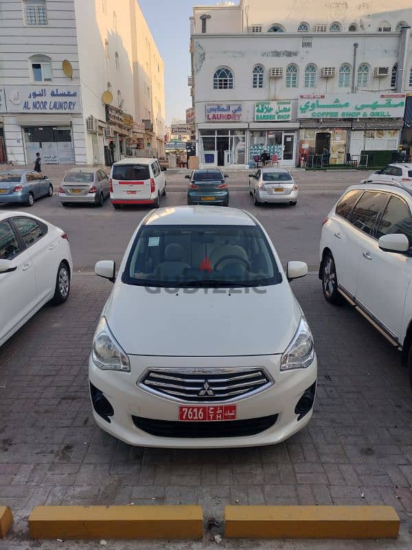 Mitsubishi Attrage available for Rent 2020 Model سيارات للايجار 0