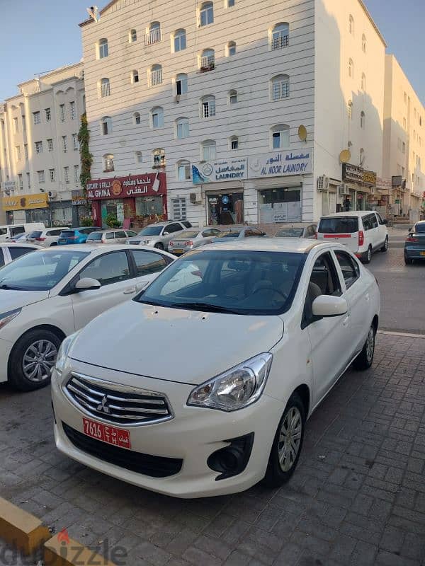 Mitsubishi Attrage available for Rent 2020 Model سيارات للايجار 1