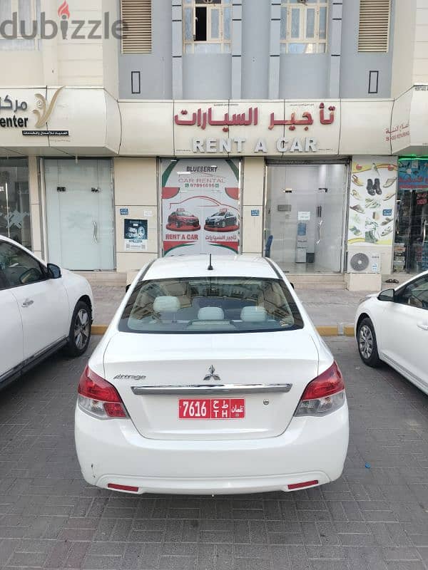 Mitsubishi Attrage available for Rent 2020 Model سيارات للايجار 2