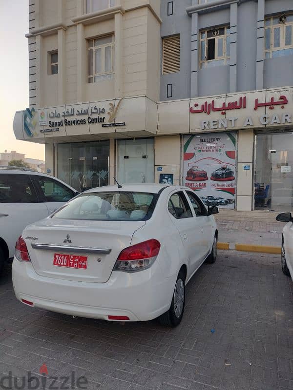 Mitsubishi Attrage available for Rent 2020 Model سيارات للايجار 3