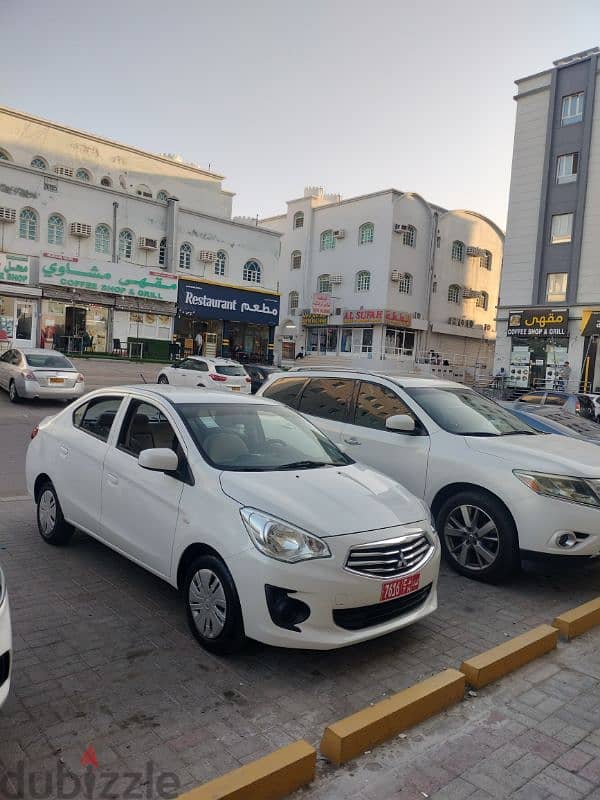 Mitsubishi Attrage available for Rent 2020 Model سيارات للايجار 4