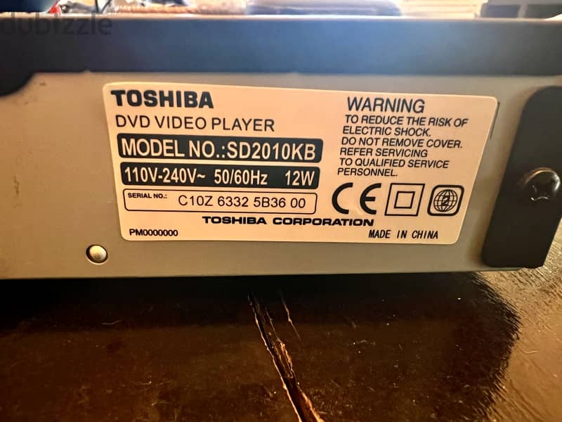 Toshiba DVD Player 4