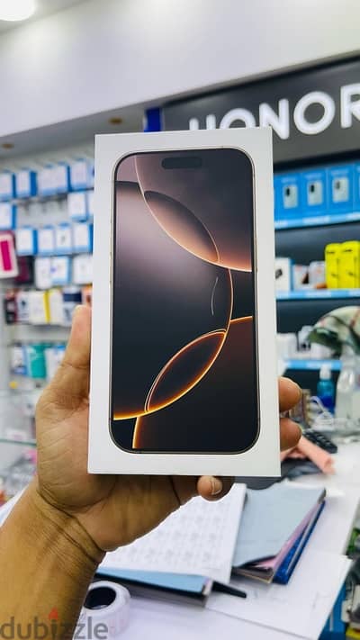 iPhone 16 Pro, 256gb Desert Titanium Arabic