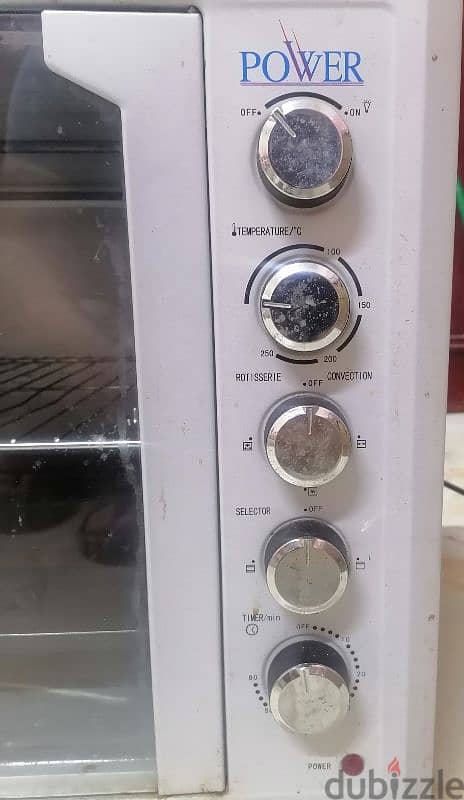 Power 100L Electric oven like new 3