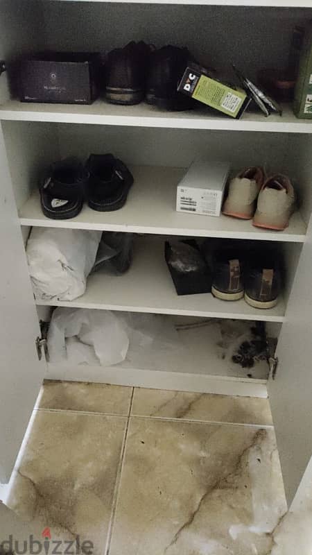 single bedroom set good condition with shoes rack 7