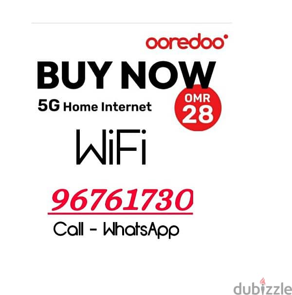 Ooredoo WiFi 5G Wireless & Fiber internet Connection 0