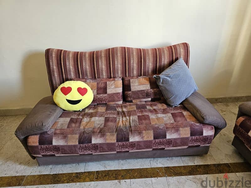 7 seater sofa set in good condition 2