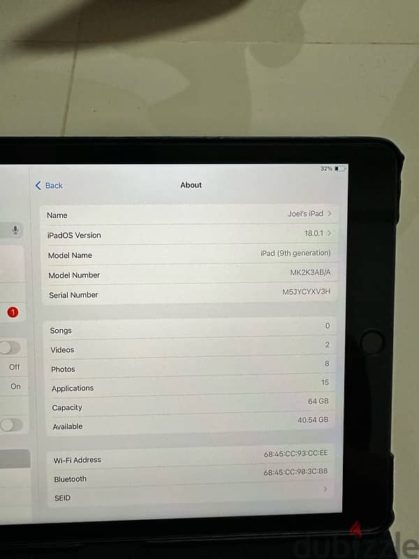 Apple Ipad 9th Gen with 7 Months Apple Warranty 64GB 2