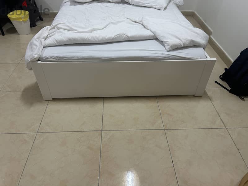 Used IKEA bed with mattress 2