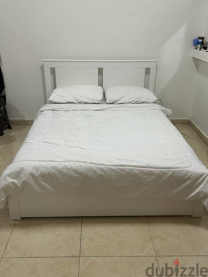 Used IKEA bed with mattress 5