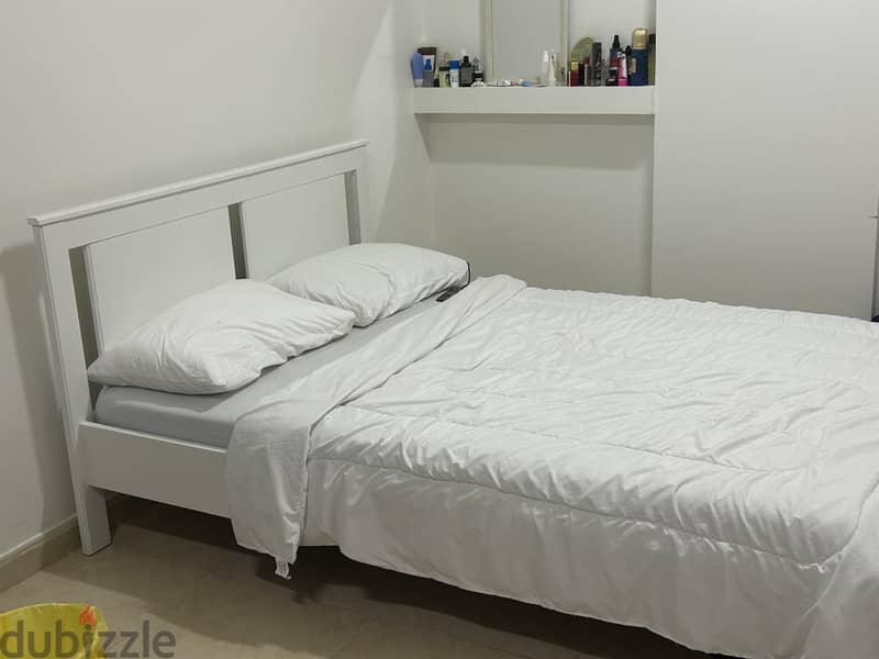 Used IKEA bed with mattress 6